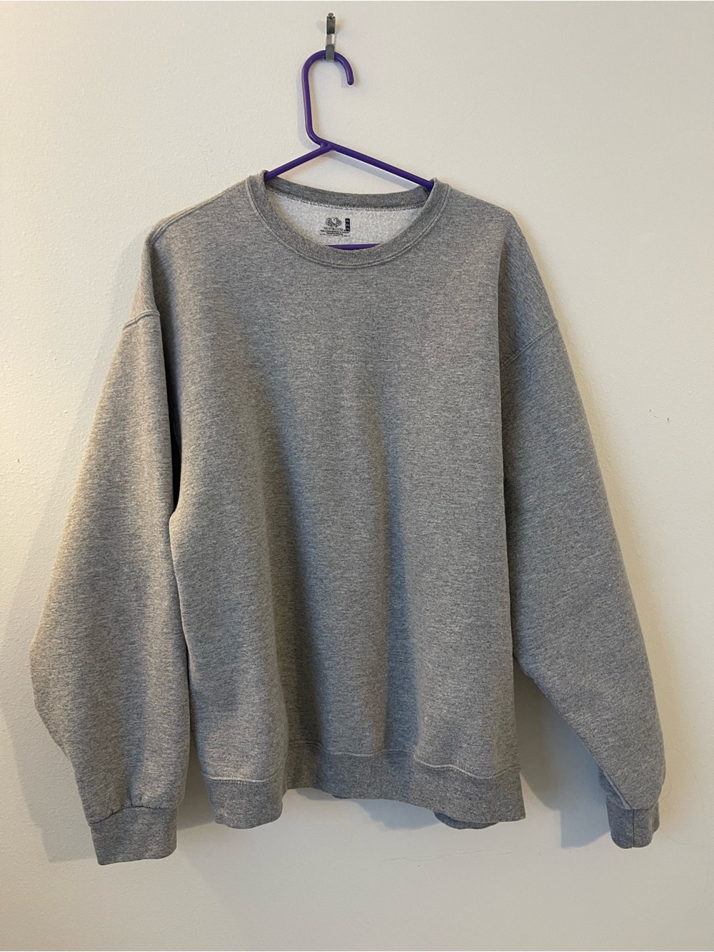 Fruit of the Loom Men's Crewneck Sweatshirt - Grey